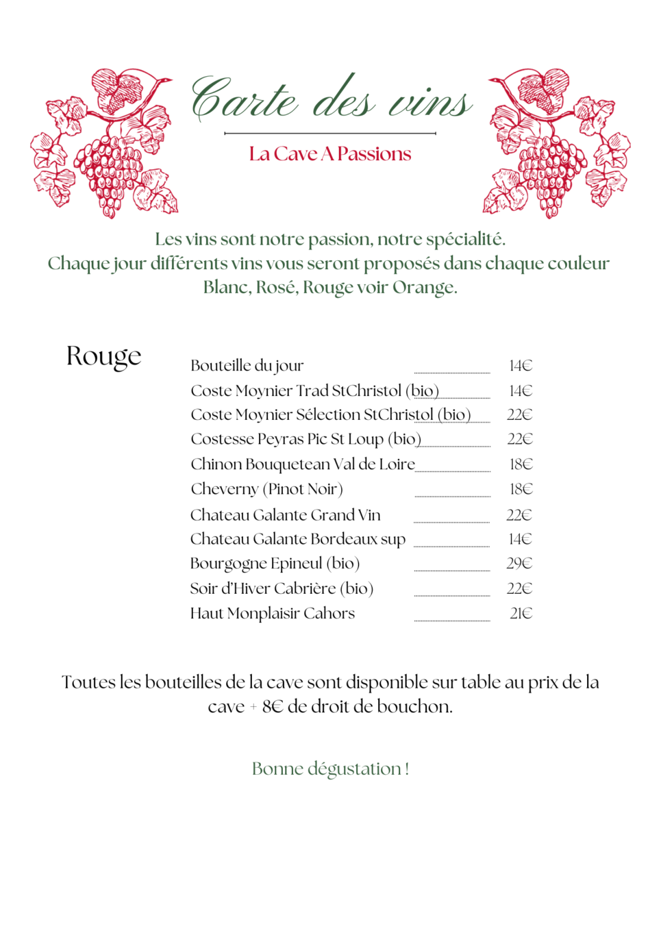 Carte vin 2